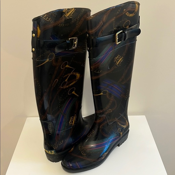 Ralph Lauren Rain Boots, Women’s 9 - Picture 1 of 6